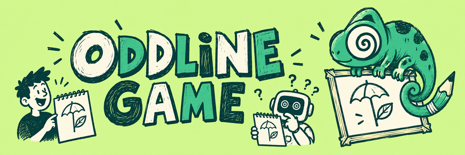 Oddline Game — human imagination meets AI perception